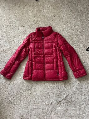Calvin Klein Bright Pink Quilted Packable Down Jacket